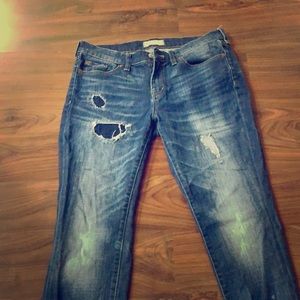 Madewell Distressed Boyfriend Jean